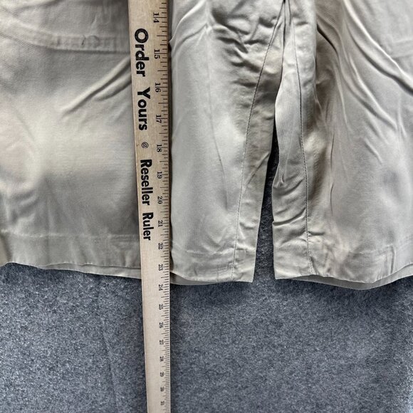 Vintage Polo Ralph Lauren Shorts Mens 34 Beige Chino Flat Front Tan Khaki Cotton - Picture 4 of 12